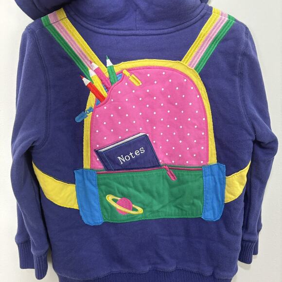 Mini Boden Backpack Sherpa Jacket - Picture 5 of 6